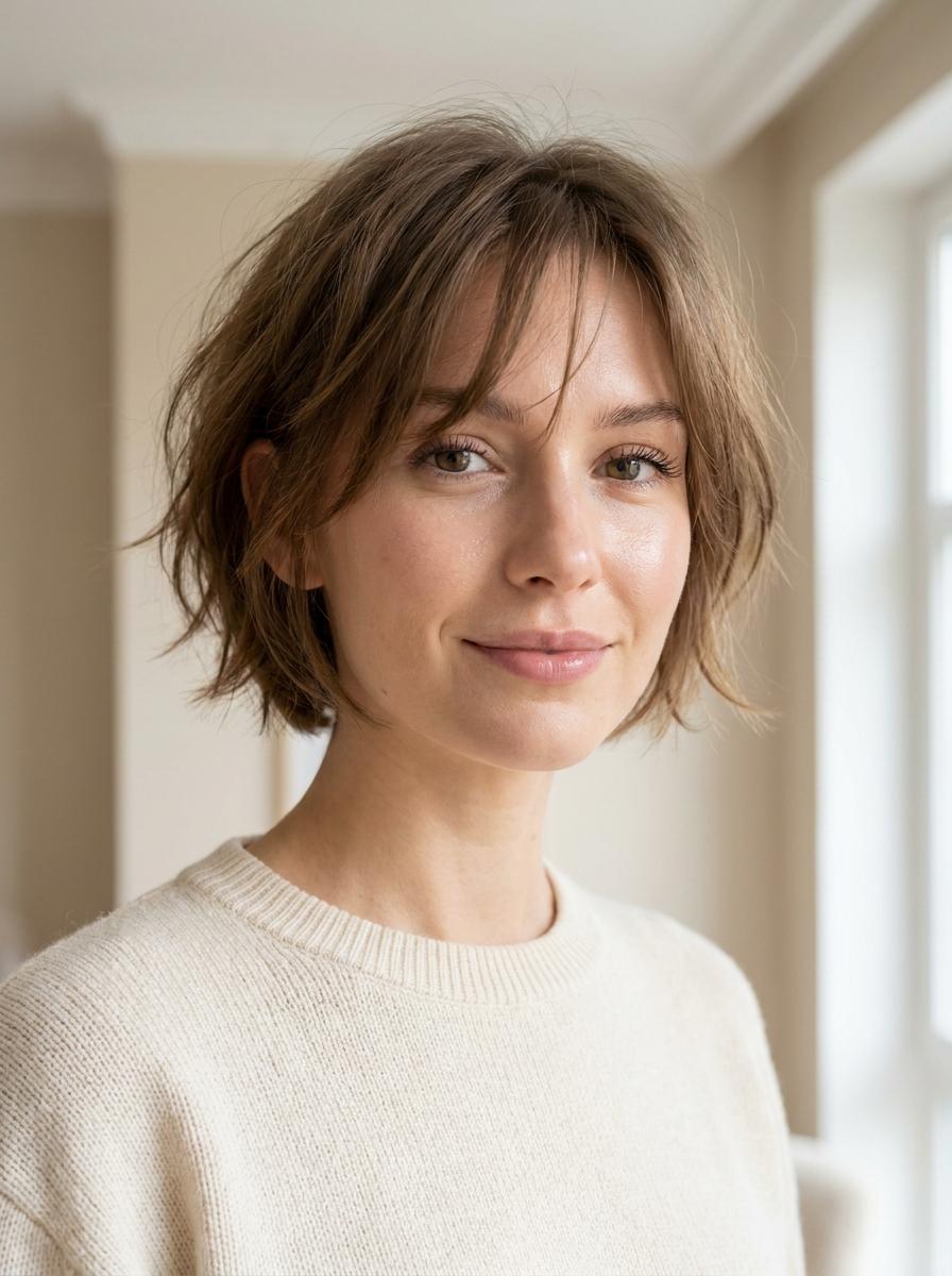 Soft Bixie Cut – moderne Frisur für kurze Haare